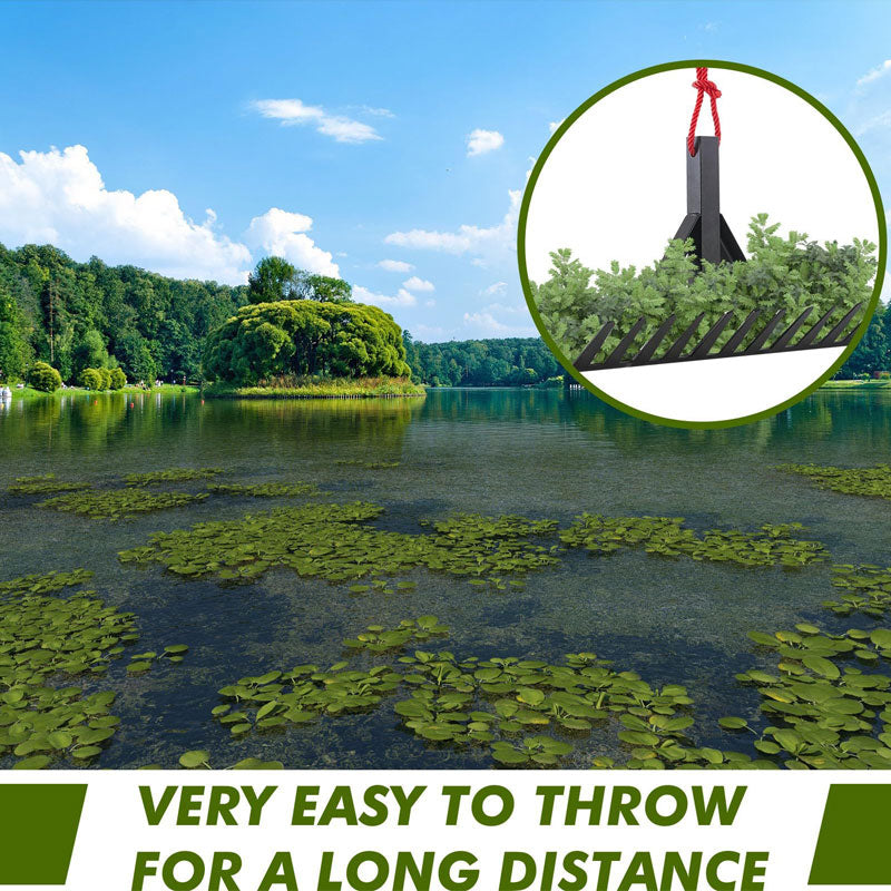 Pond Rake, 24 Inch Aquatic Weed Rake, Weed Removal Tool For Lake Pond Beach Landscaping