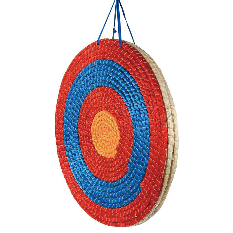 3 Layers Archery Target, 20 inch Traditional Solid Straw Archery Target Hand-Made Arrows Target for Backyard Outdoor Hunting Shooting Practice