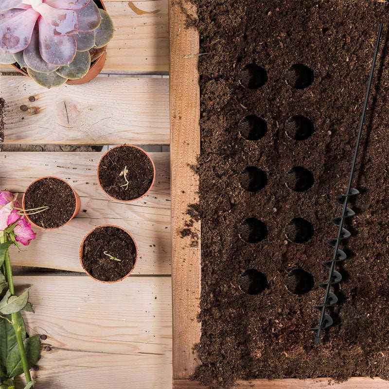 2 x32“ Auger Drill Bit for Planting Garden Drill Auger for Planting Bulbs for 3/8" Hex Drive Drill