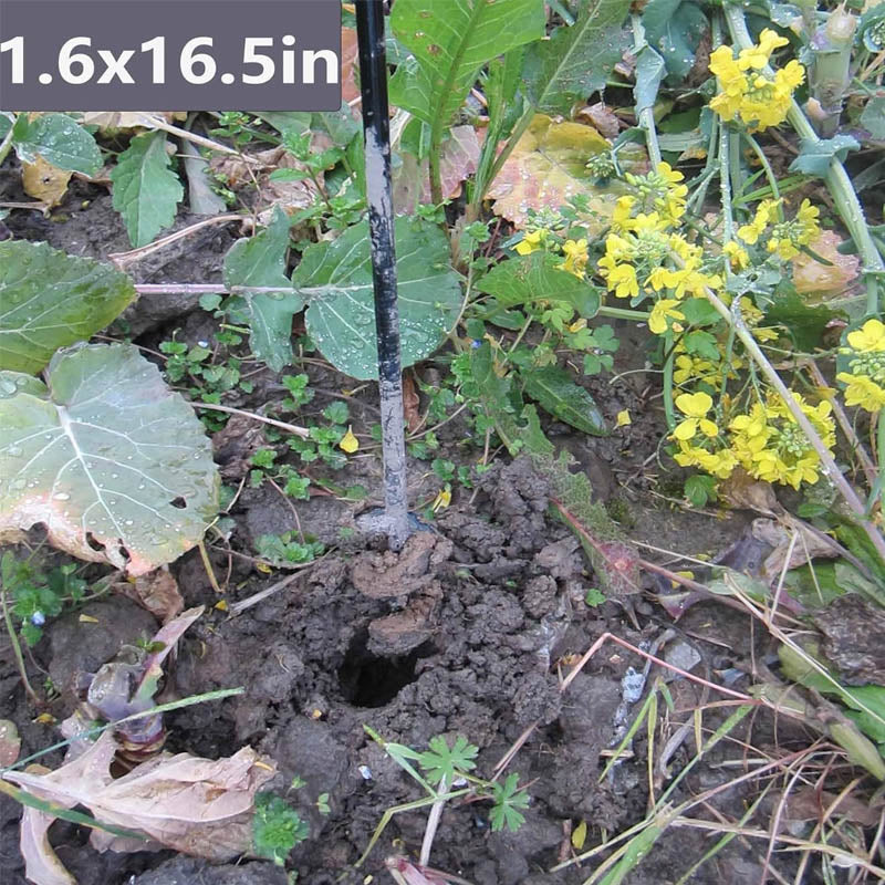 Auger Drill Bit 3.5"x16"and 1.6"x16.5" Garden Auger Drill Bit Bulbs Planting & Holes Digging, for 3/8" Hex Drive Drill