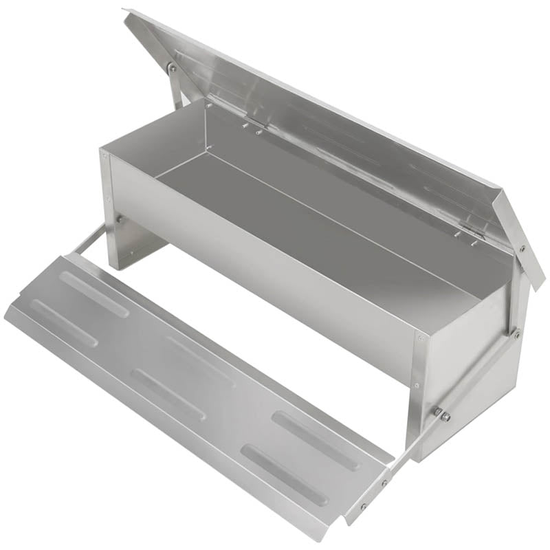 Automatic Poultry Feeder 10 lbs Capacity Chicken Feeders No Waste with Lid Weatherproof