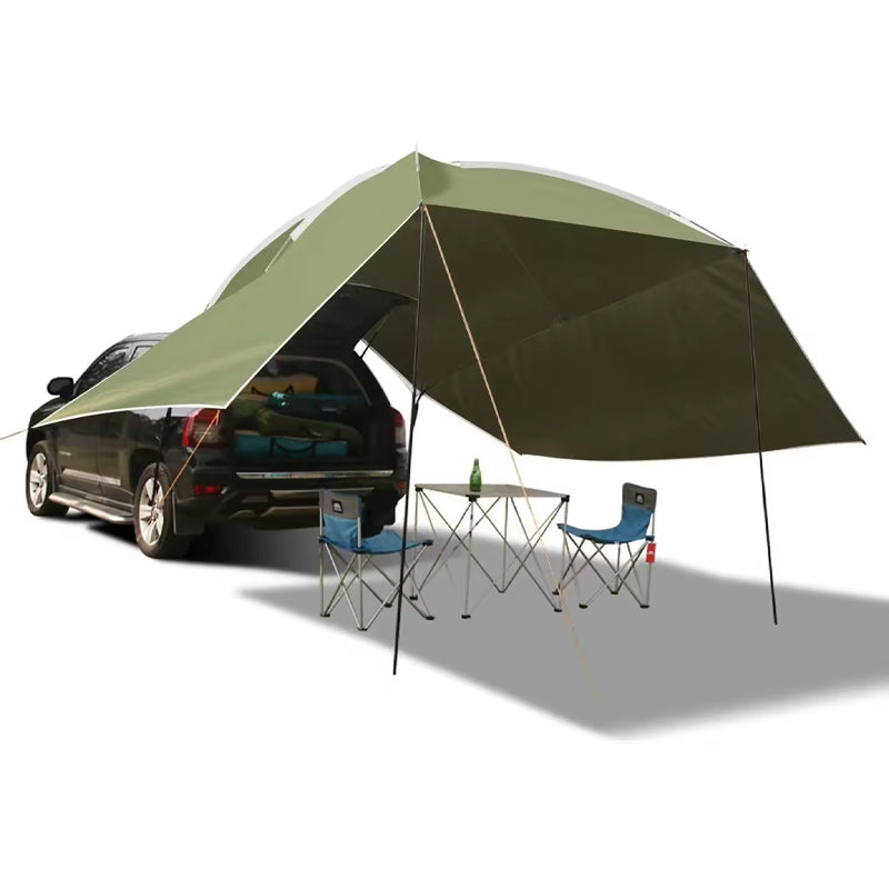 Outdoor Camping Suv Travel Uv Pu3000mm Uv50+Car Rear Shade Tent Shelter Portable Canopy Tent