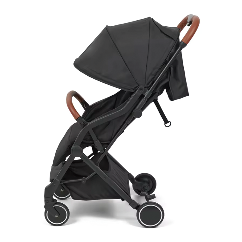 Standard Baby Stroller Lightweight,One Hand Fold Compact & Self-Standing,Newborn Stroller,Infant Stroller for Travel,Graphite Gray