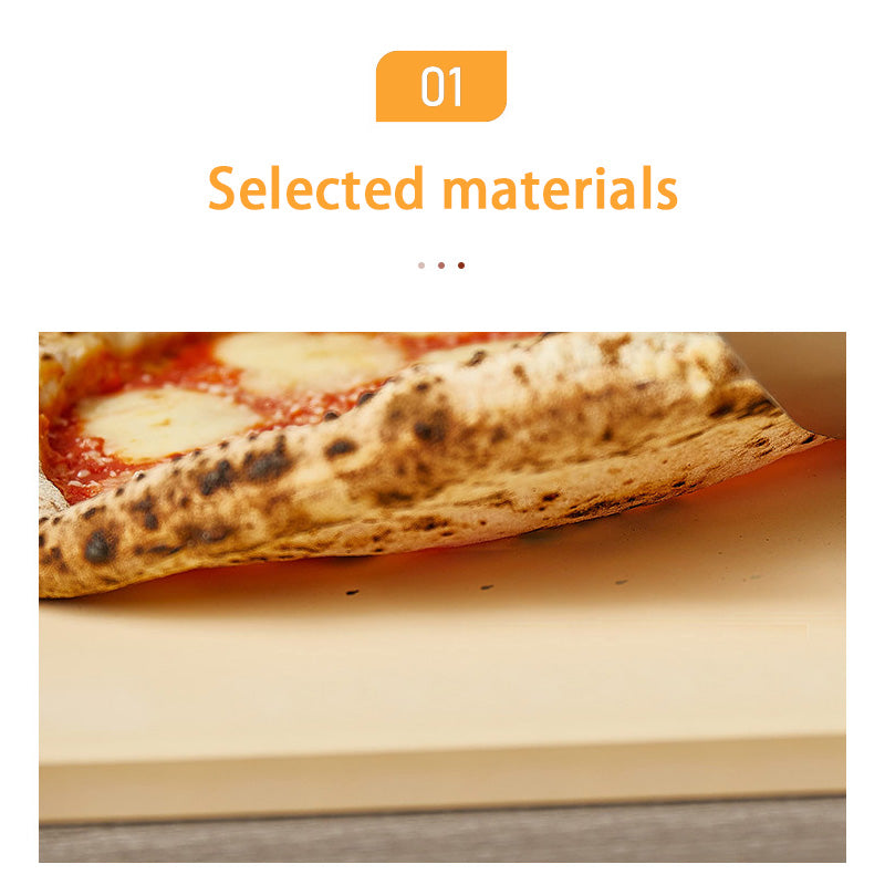 Pizza Stone Tray, Baking Stone Slab Ceramic Oven Stone Tray European Bread Baking Tray Pizza Plate