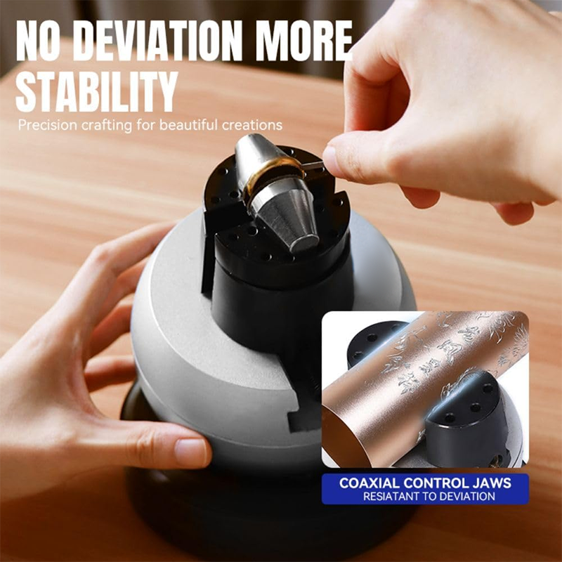 Ball Vise - 5 Inch Carving Block with Set Carving Tools 360° Rotating Carving Block Vise Professional Ball Vise for Jewelry Making Setting Stone Tools