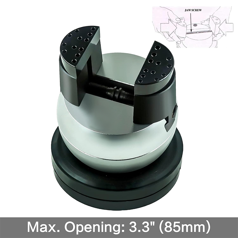 Ball Vise 5 Inches, Ring Stand Set, Ball Vise Engraving Block, Vise Engraving Setting Tool With Ring Stand, Jewelry Engraving Tool Set, Diamond Gem Setting Tool, Jewelry Making Tool