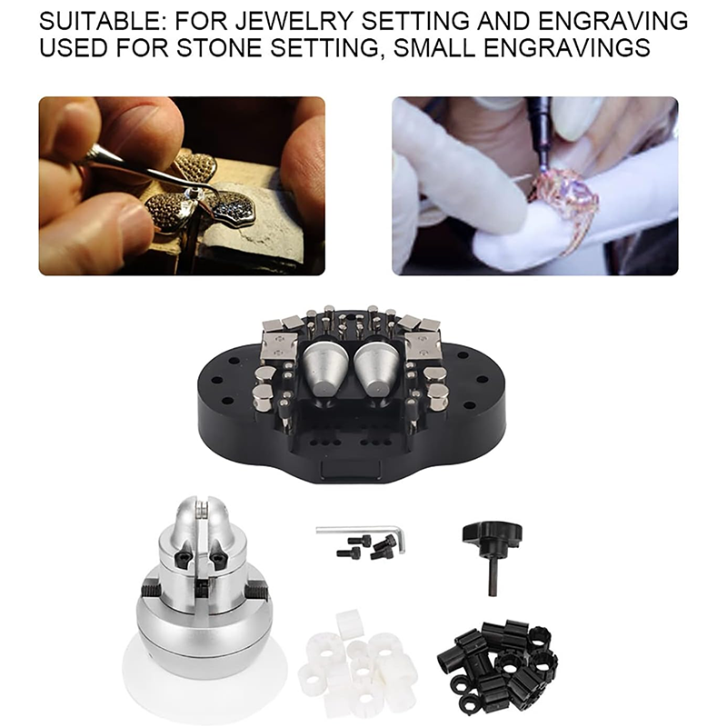 Ball Vise Ball Vise Engraving Setting Tool Universal Swivel Base Attachment Block Jewelry Engraving Tools Standard Electric Manual Jewelry Making Engraver Tools Jewelry Making Tools