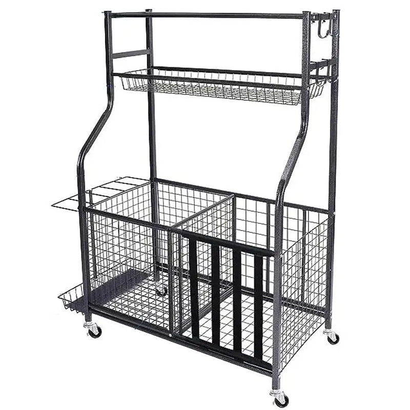 Golf Organizer Utility Stand And Other Sports Equipment Shelf Organization For Balls Garage Holder Diy Ball Hat Storage Rack