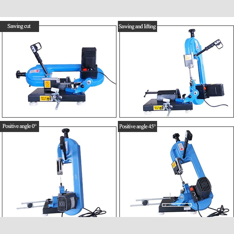 1000W cutting machine portable band saw machine woodworking tools metal multifunctional small sawing machine cutting machine horizontal machinery