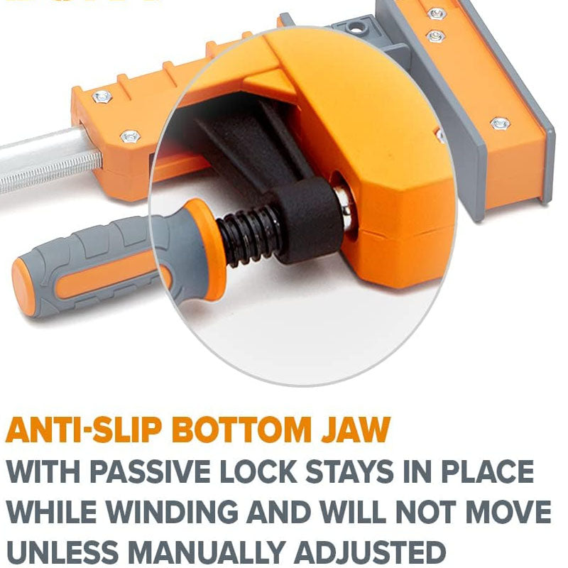 2-Pack 50"Bar Clamps Set with 1100 lbs Load Limit Even Pressure Wood clamps for Woodworking Metal Working