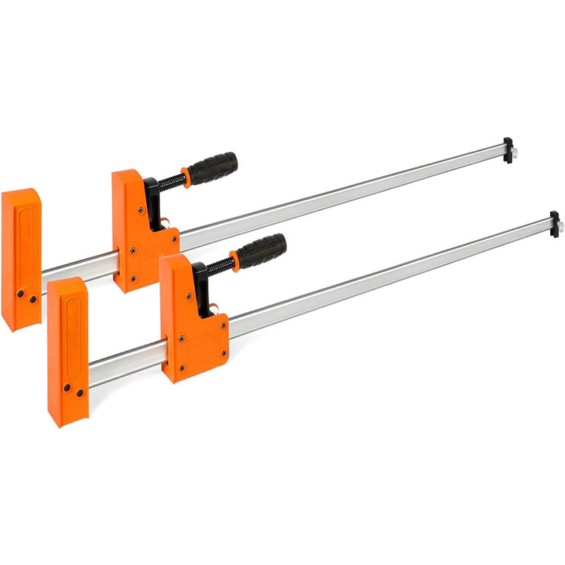 2-Pack 48 inch or 30 inch Bar Clamp Set Parallel Clamp Set Even Pressure High-strength Plastic and Carbon Steel