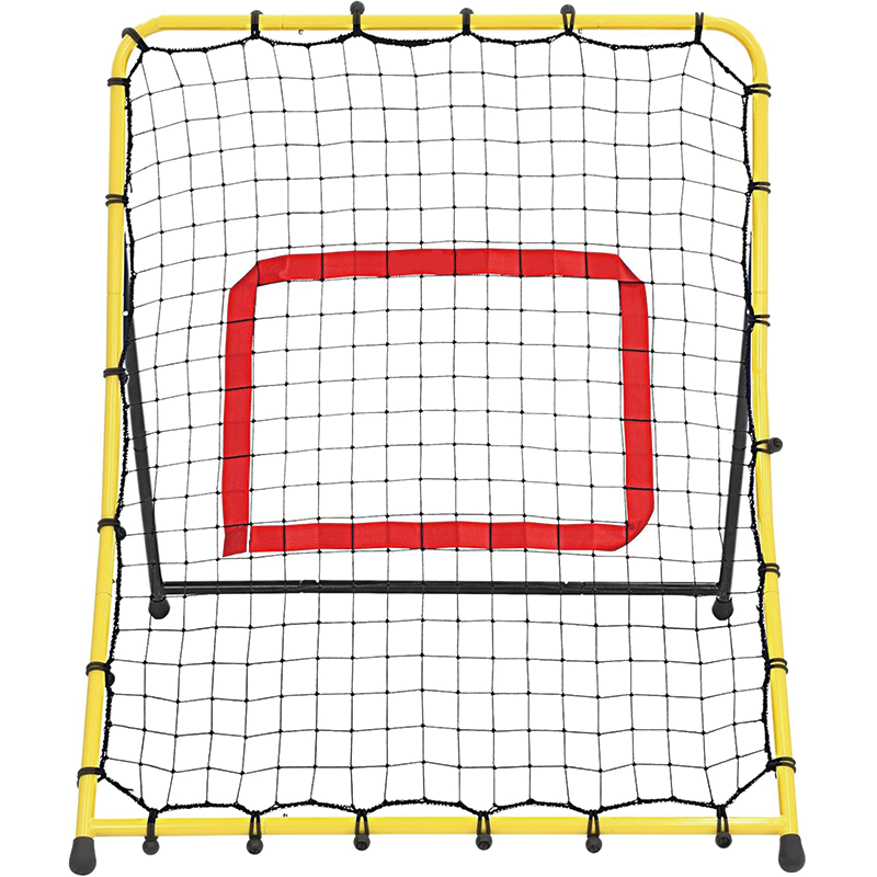 Baseball And Softball Rebounder Net with Pitching Target and 3 Angles, 4x3 ft Baseball Rebounder Net for Suitable for Both Kids and Adults