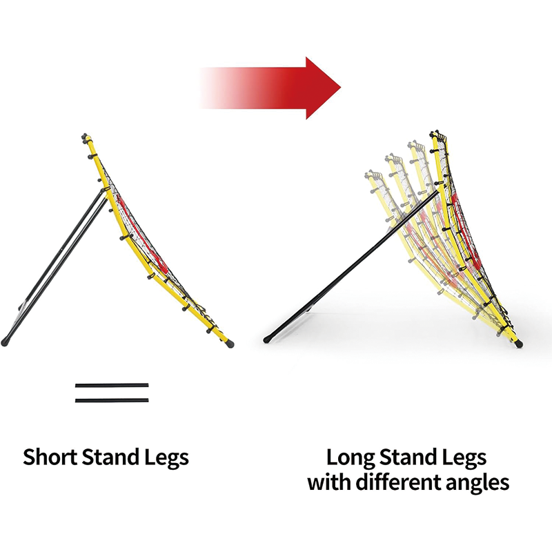 Baseball And Softball Rebounder Net with Pitching Target and 3 Angles, 4x3 ft Baseball Rebounder Net for Suitable for Both Kids and Adults