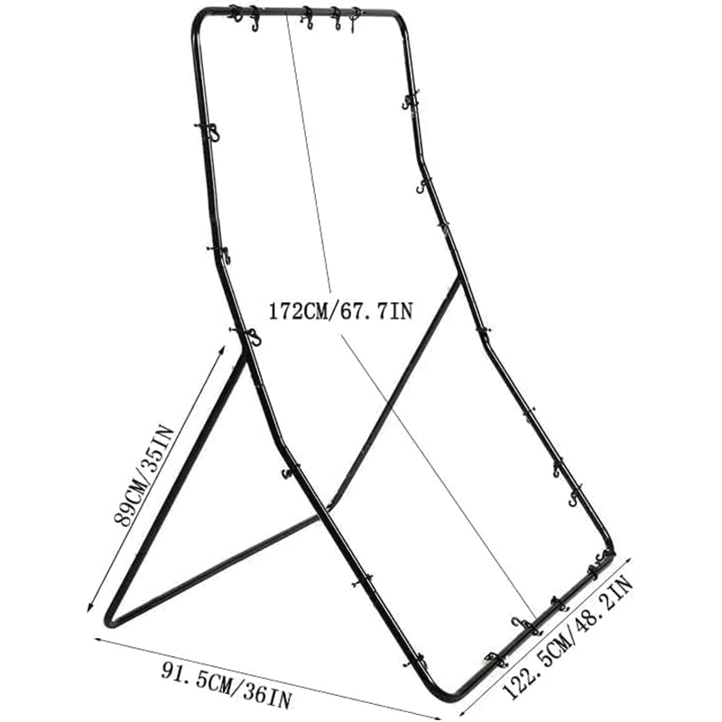Baseball And Softball Rebounder Net, Baseball Softball Rebounder, Rebound Trainer for Kids and Adults, Pitcher Throwing Practice trainer