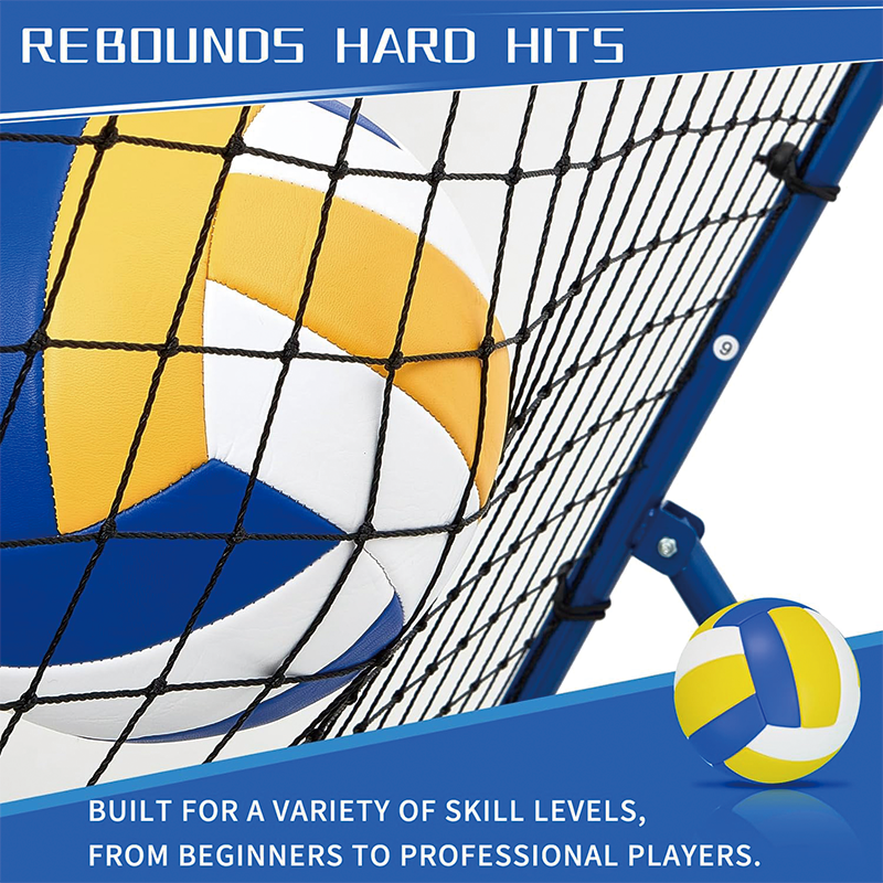 Baseball And Softball Rebounder Net, 7 x 4 ft Volleyball Bounce Back Net Volleyball Rebounder Baseball Throwing Trainer