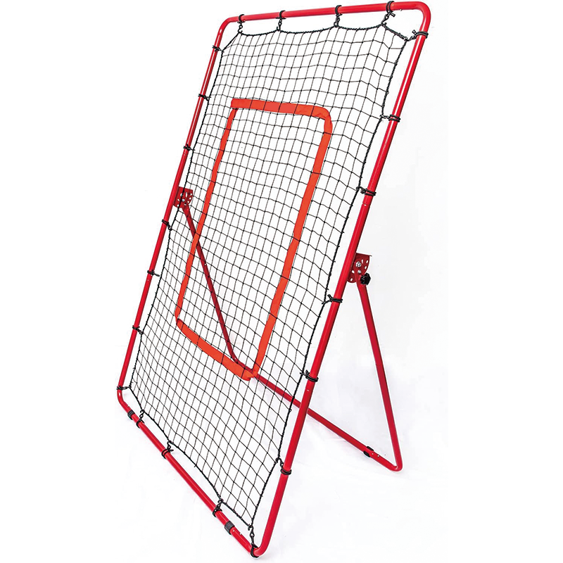 Baseball And Softball Rebounder Net, Adjustable Rebounder Trainer for Baseball for Pitching, Throwing and Catching