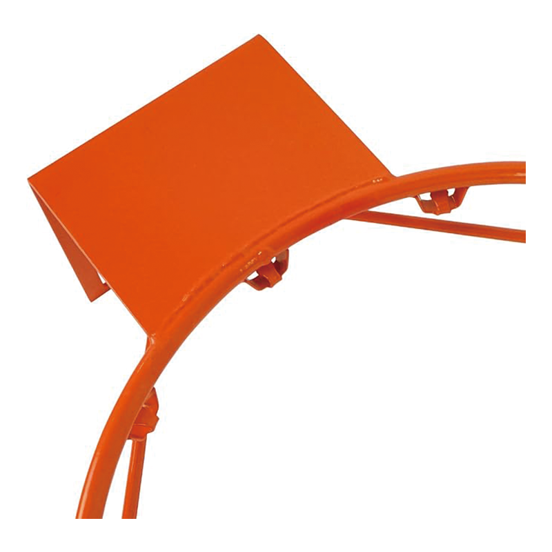 Basketball Rim, Wall Door Mounted Basketball Hoop, Basketball Flex Rim Goal Replacement with Net, Standard 18" Indoor and Outdoor Hanging Basketball Hoop for Kids Adults