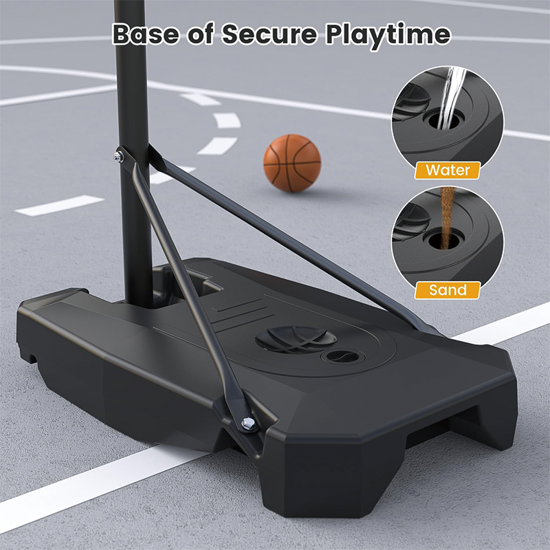 Basketball Hoop, 8.5ft Height Adjustable Portable Hoops with Backboard and Wheels, for Outdoor/Indoor, Kids/Teens/Adults