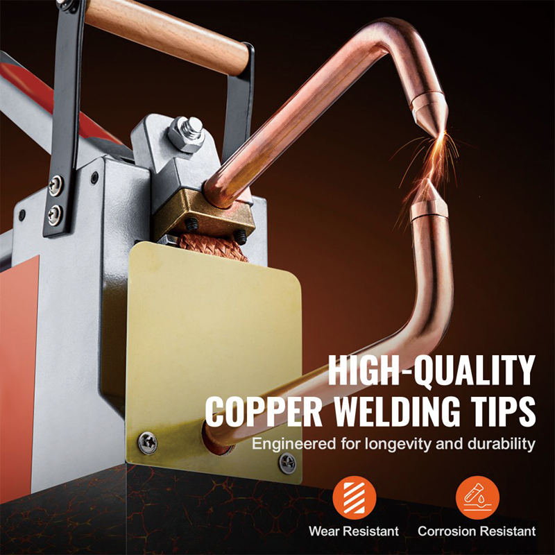 Portable Spot Welder,1/8",1.5KVA,Electric Single Phase Portable Handheld Welding Tip Gun, for Aluminum Sheet, Carbon Steel