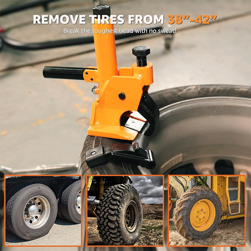 Bead Breaker, Manual Tire Breaker With Handle And Rubber Pad, Alloy Wheel Tire Changing Tool, Atv Tire Operation, Tractor, Truck, Car, Heavy Duty Tire Auto Repair