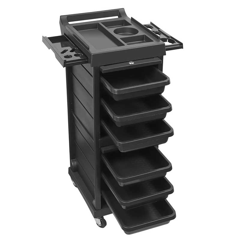 Hairdressing Cart Beauty Salon, Multi-Layer Storage Portable Tool Cart