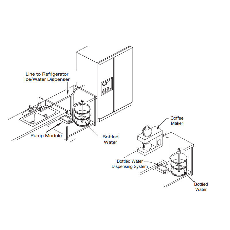 3.8Lpm 5 Gallon Coffee Drinking Bottled Water Dispenser Pump Supply 110v/220v Household Drinking Water Pump
