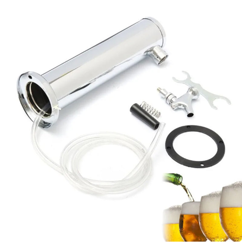 Metal Craft Beer Stainless Steel Single Head Tower Faucet Beer Barrel Faucet Beer Bar Home