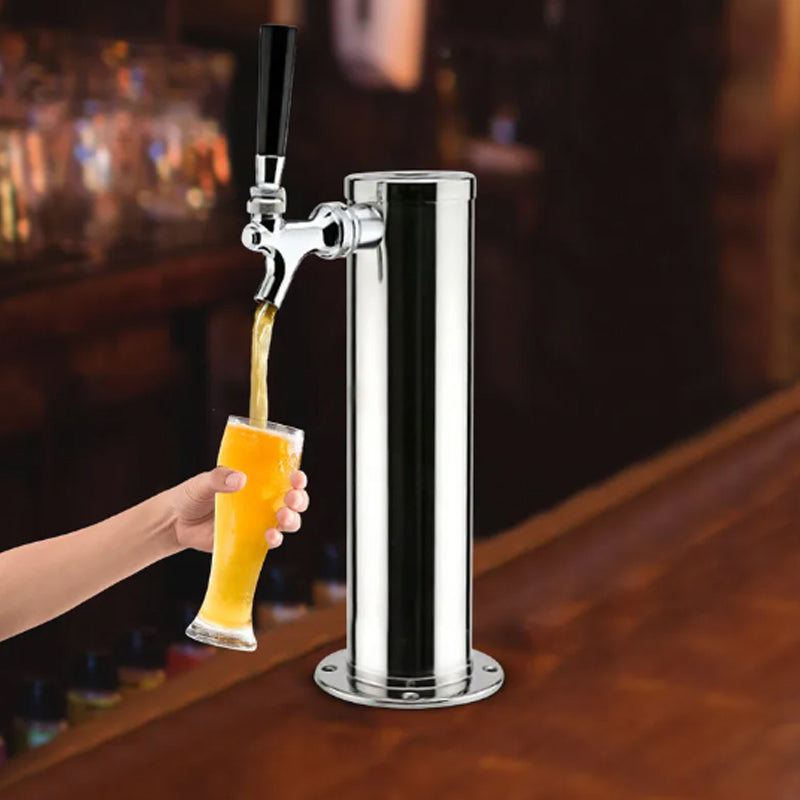 Metal Craft Beer Stainless Steel Single Head Tower Faucet Beer Barrel Faucet Beer Bar Home