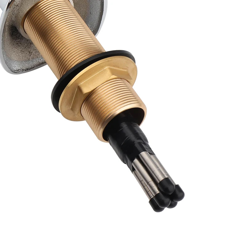 Double Head Snake Beer Tower Chrome Plated Brass Beer Dispenser With Adjustable Tap Flow Control Flooded Valve Bar Tools