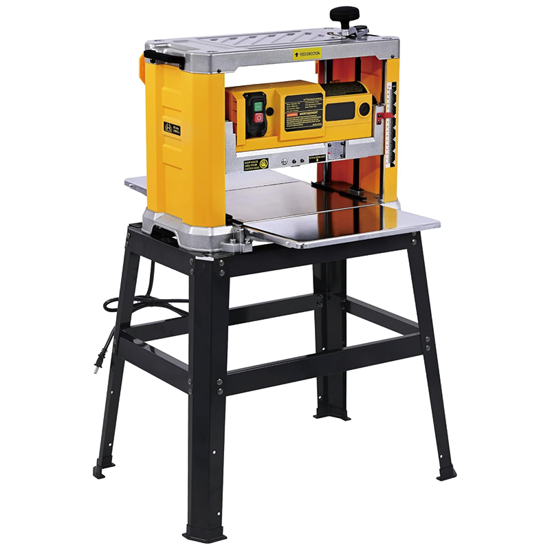 Benchtop Planer,20,000 RPM, 15-Amp,Three-Solid Steel Blade Benchtop Thickness Planer for Woodworking