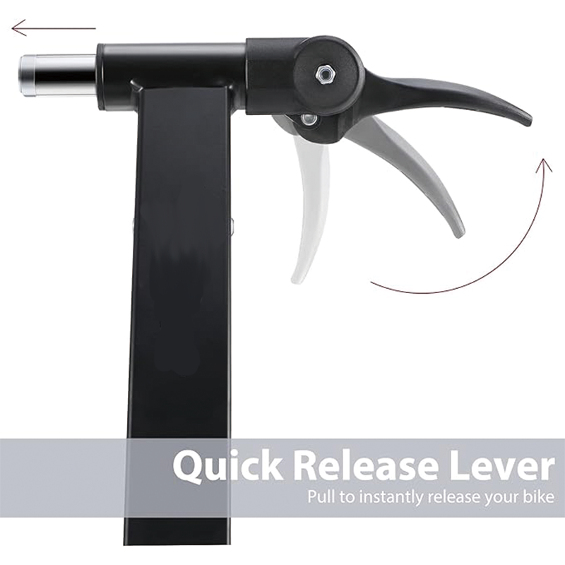 Bike Resistance Trainers,Magnetic Stationary Stand for 26-28" & 700C Wheels,8 Level Resistance Portable Stainless Steel Indoor Trainer with Quick Release Lever & Front Wheel Riser Block