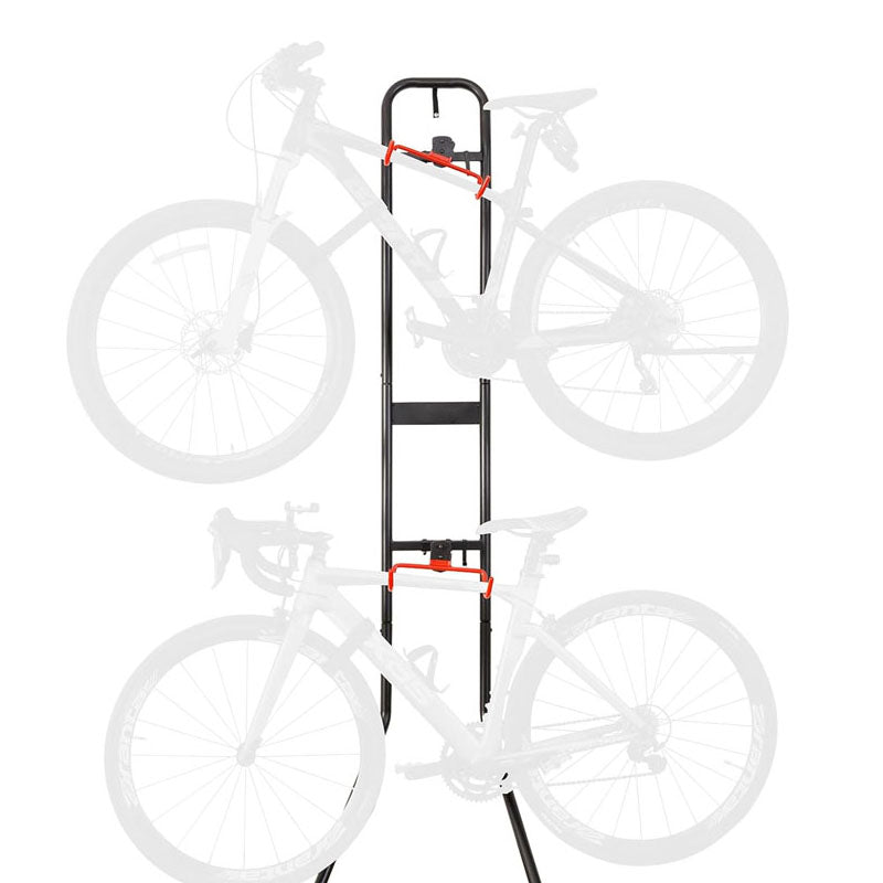 2 Bike Storage Rack Gravity Bike Rack no Drill Heavy Duty Bike Wall Hanger Holds Up to 120lb