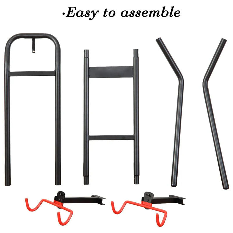 2 Bike Storage Rack Gravity Bike Rack no Drill Heavy Duty Bike Wall Hanger Holds Up to 120lb