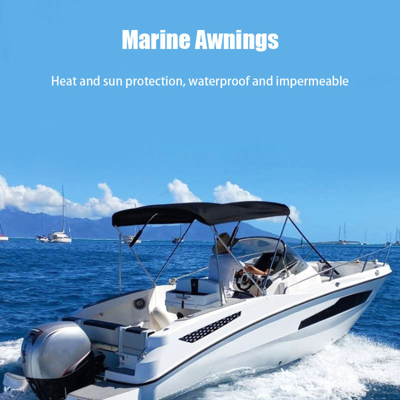 Rainproof Yacht With, Speedboat Fishing Boat Awning Sun Protection, Outdoor Awning