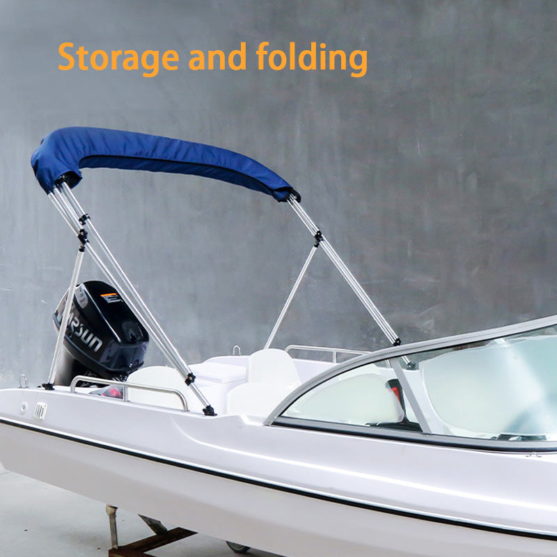 Boat Awning, Speedboat Inflatable Boat Assault Boat High-Speed Boat Folding Rain Awning