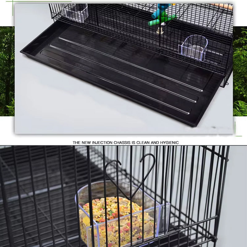 Big Size Collapsible Heavy Duty Outdoor Metal Iron Pet Birds Cage Breeding Bird Cage Wire Large Birds Cage Big Size 1pc For Sale