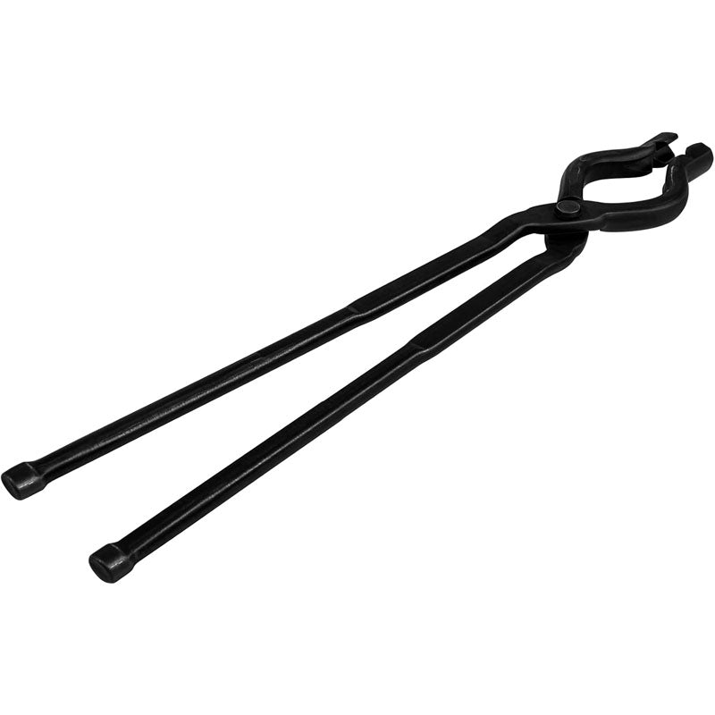 17 Inch V-Bit Bolt Blacksmith Tongs for Beginner and Seasoned Blacksmiths, Bladesmiths and Craftsmen