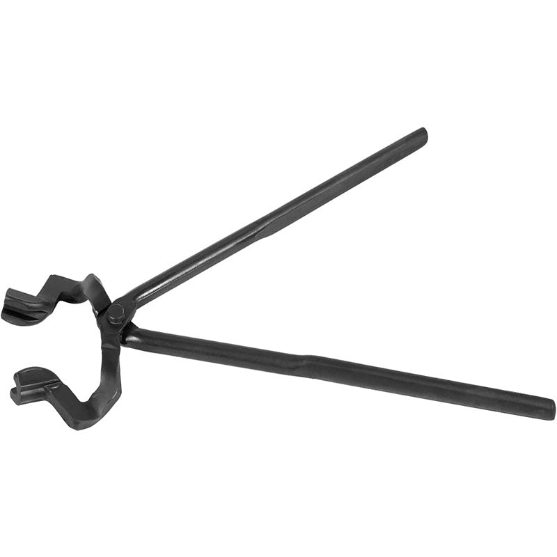 16"Z- V-Bit Style Tongs Blacksmith Tongs Z-Jaw Offset Knife Making Tongs Blacksmith for Beginner and Seasoned Blacksmiths Bladesmiths and Craftsmen