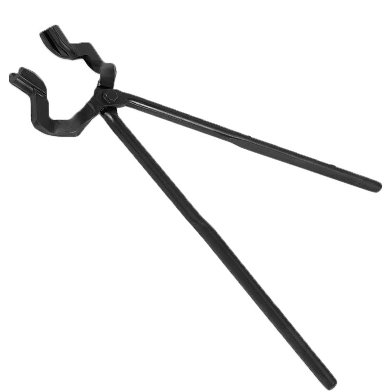 Beginner Blacksmith Blacksmith Tongs 16” 3 PCS V-Bit Bolt Tongs Wolf Jaw Tongs and Z V-Bit Tongs