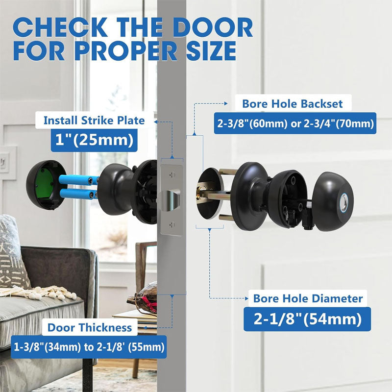 Bluetooth Door Lock Smart Keyless Entry Door Lock -Biometric Door Lock Bluetooth Smart Lock