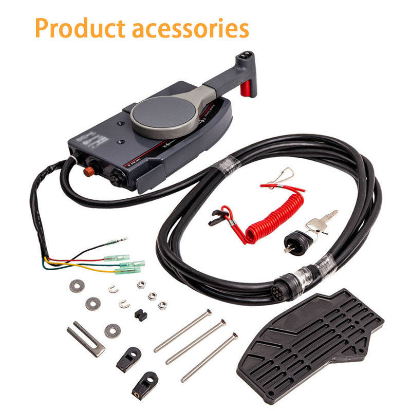 Marine Throttle Controller, Push Open The Control Box, Outboard Motor Accessories Pull Open The Remote Control Box