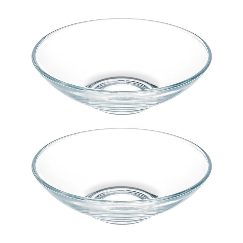 Tempered Glass Bowl, Round, Microwave-Resistant Rice Bowl, Transparent Glass Bowl, Cereal Bowl