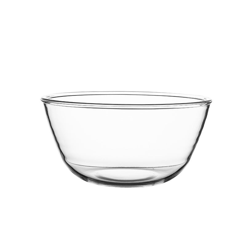 Transparent Glass Bowl For Microwave Heating, High Temperature Resistant Tempered Glass Household Salad Rice Bowl And Soup Bowl