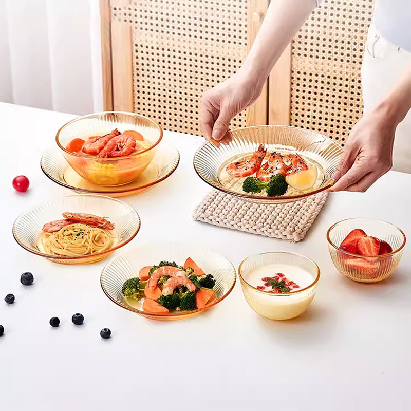 Tableware Set, Rice Bowl, Good-Looking Microwave Special Eating Bowl, High Temperature Resistant Salad Bowl For Home Use