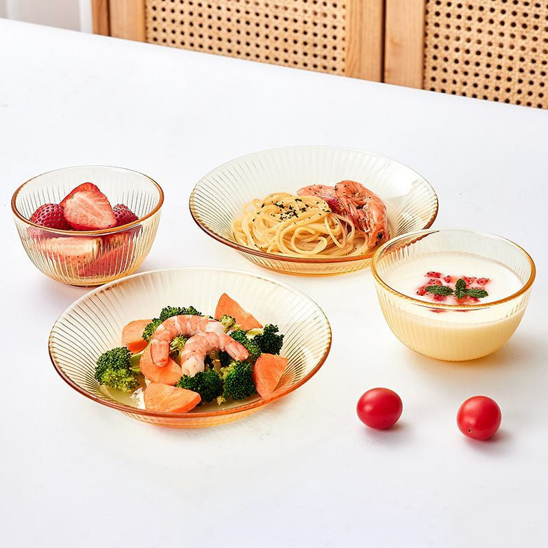 Tableware Set, Rice Bowl, Good-Looking Microwave Special Eating Bowl, High Temperature Resistant Salad Bowl For Home Use