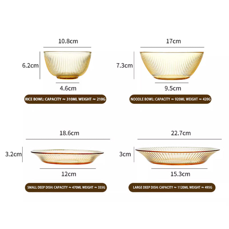 Tableware Set, Rice Bowl, Good-Looking Microwave Special Eating Bowl, High Temperature Resistant Salad Bowl For Home Use