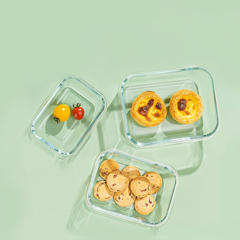 Special Plate For Air Fryer Oven Utensil Plate Heat-Resistant High Temperature Glass Rice Baking Pan Utensil Plate Baking Tools