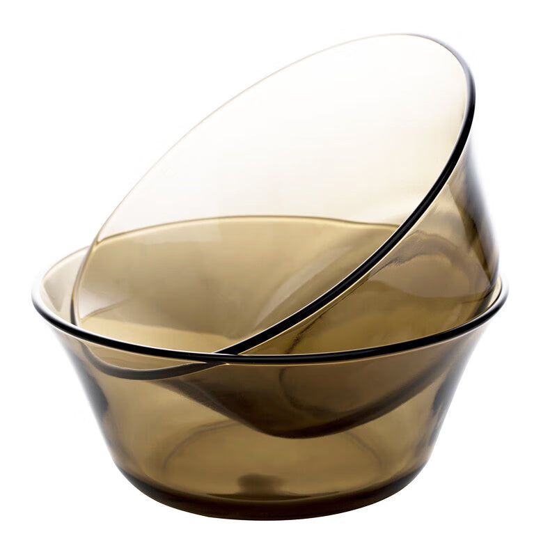 Glass Salad Bowl, Brown Instant Noodle Bowl, Rice Bowl, Two Baby Food Supplement Bowls