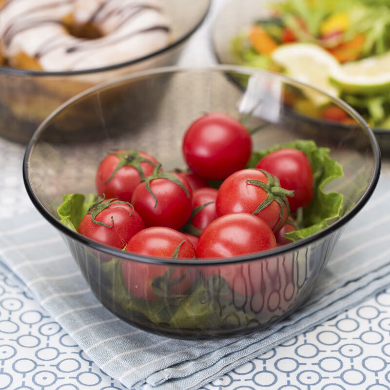 Glass Salad Bowl, Brown Instant Noodle Bowl, Rice Bowl, Two Baby Food Supplement Bowls