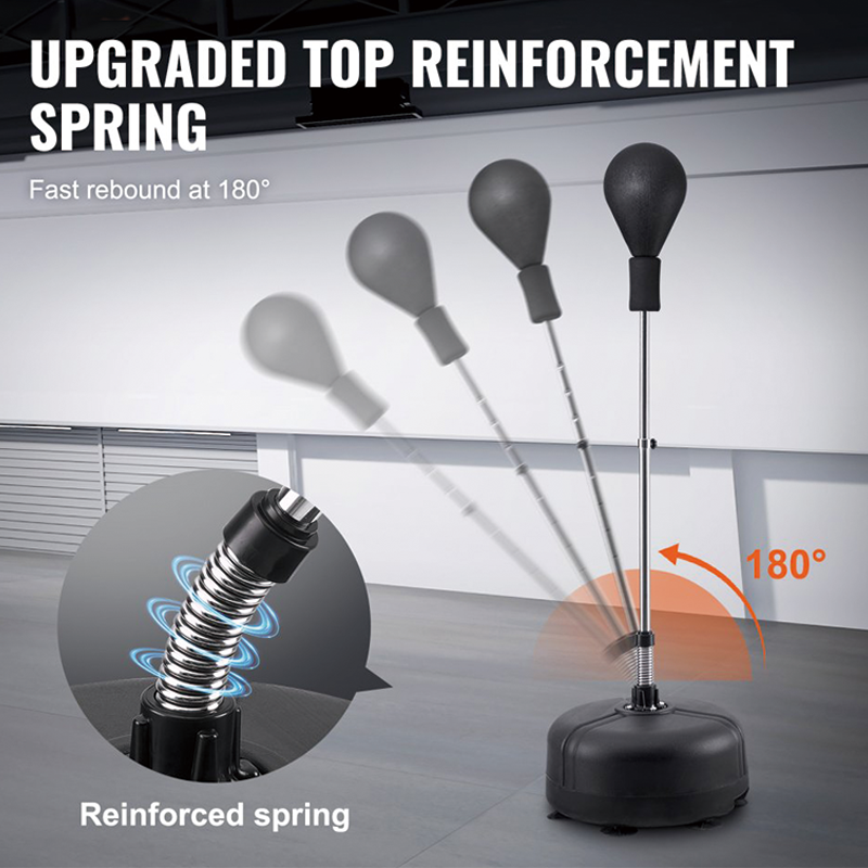 Boxing Equipment,Punching Bag, Reflex Boxing Bag for Teens & Adults, Height Adjustable Free Standing Strike Bag Set with Boxing Gloves & Stand